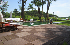 Sàn gỗ hồ bơi  Kankyo wood