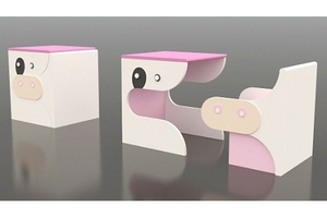 Bàn học cho bé từ 2-4 tuổi