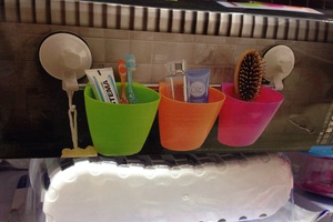 Giá treo đồ hút chân không bộ 3