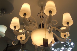 Đèn chùm hiện đại bóng trụ