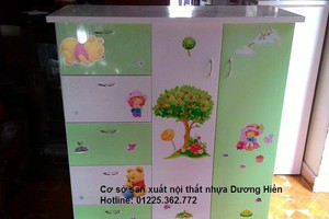 Tủ 5 ngăn kéo 2 cánh mở