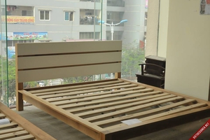 Giường Nhật trắng 1m6 x 2m, 1m8 x 2m