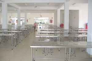 Bàn ghế inox căn tin, nhà ăn