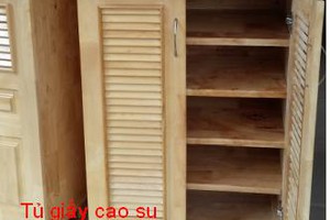  Tủ giầy gỗ cao su, 