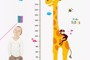 Decal thước đo con hươu - A226