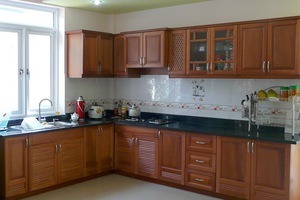 Tủ bếp gỗ Xoan đào