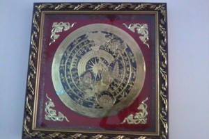 Tranh mặt trống đồng , tranh đồng mỹ nghệ 