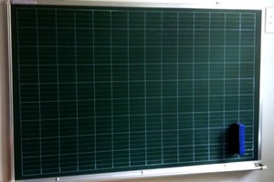 Bảng từ xanh kẻ ô ly