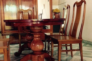 Bộ bàn ghế gỗ Gõ.