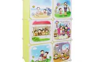 Tủ nhựa ghép đa năng 6 ô TTQ06-M1