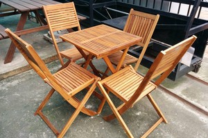 bộ bàn vuông ngoài trời