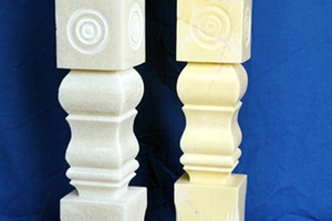 Con tiện bằng đá, Lan can bằng đá đẹp.