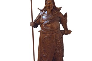 Tượng Quan Công Gỗ Hương