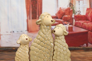 Bộ 3 cừu trang trí - ĐV048