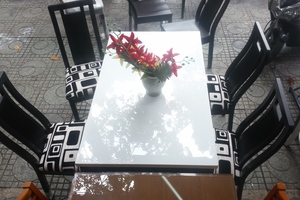 Bàn ăn giả đá trắng hiện đại giá rẻ