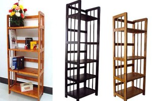 Kệ để sách gỗ 3,4,5tầng - Freeship
