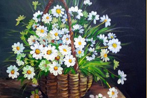 Tranh sơn dầu trang trí 