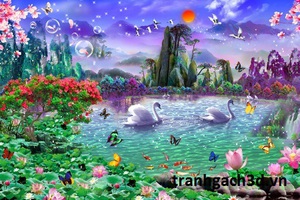 tranh gạch 3d