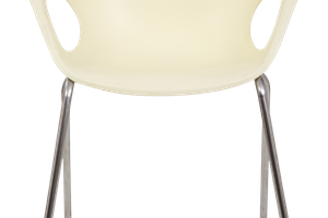 Ghế nhựa cafe vòng cung chân inox