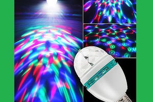 Đèn led nhím xoay trang trí