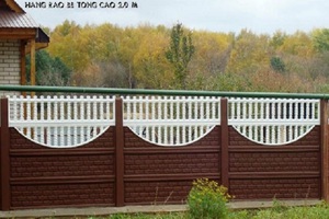Sản phẩm mới: Hàng rào bê tông đúc sẵn toàn quốc 