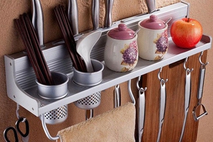 Kệ đựng đồ treo nhà bếp 2 ống đũa