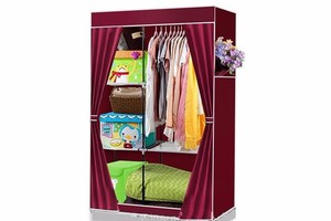 Tủ vải cỡ trung vải không dệt rèm kéo