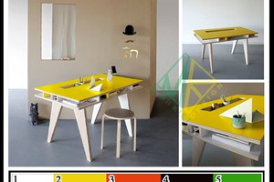 Bộ bàn làm việc công năng độc đáo và tinh tế