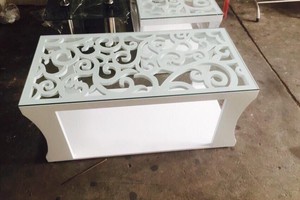 Bàn Sofa CNC hoa văn 