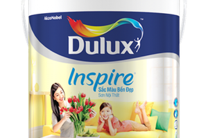 Sơn nội thất Dulux Inspire cho bề mặt láng mịn độ phủ cao