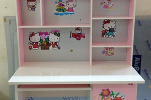 bàn học liền giá sách học sinh 