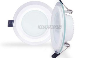 Đèn led âm trần mặt kính