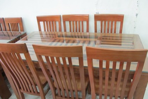 bộ bàn ăn xoan đào 6 ghế