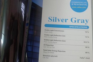 Phim cách nhiệt Silver Gray,Silver 15,R Blue 15,green-NTECH