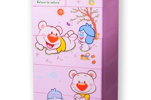 Tủ nhựa Việt Nhật 5 tầng, 6 ngăn: Em bé