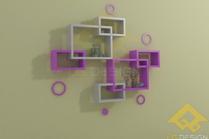 Kệ Trang Trí Treo Tường