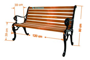 Ghế sân vườn sư tử GB 002