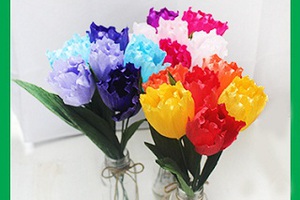 Chậu tulip thủy tinh