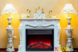 LÒ SƯỞI HIỆN ĐẠI BẰNG ĐÁ tôn thêm vẻ đẹp ngôi nhà