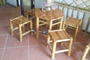 Bộ bàn ghế đôn tre