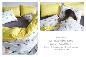 * Set hoa hồng vàng *