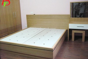 Mẫu giường ngủ làm từ gỗ công nghiệp GN63