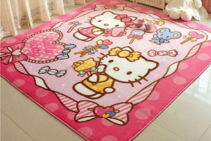 Thảm bé gái hoạ tiết Hello Kitty – TKT.002