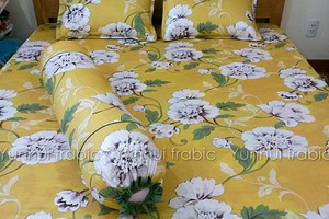 Bộ ga gối cotton pha lụa Hàn Quốc giá HOT