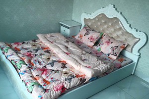 Bộ ga gối + chăn hình bướm trần bông