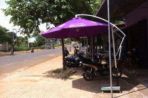 ô dù thanh lý gấp giá rẻ.