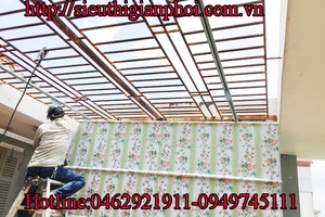 Lắp đặt bạt che nắng mưa tại Tân Mai Hoàng Mai