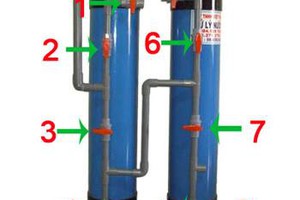 Máy lọc nước sinh hoạt với bình lọc nhựa PVC  giá rẻ.