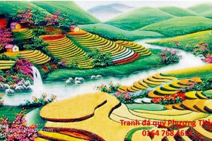 Tranh đá quý phong cảnh