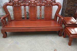 Bộ Bàn Ghế Chim Đào Gỗ Hương Vân Tay 12.